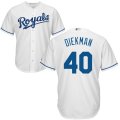 Wholesale Cheap Royals #40 Jake Diekman White Cool Base Stitched MLB Jersey
