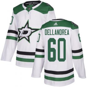 Cheap Adidas Stars #60 Ty Dellandrea White Road Authentic Stitched NHL Jersey