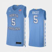 Wholesale Cheap Men's North Carolina Tarheels #5 Armando Bacot Blue basketball jerseys