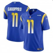 Cheap Men's Los Angeles Rams #11 Jimmy Garoppolo Blue Vapor Untouchable Football Stitched Jersey
