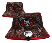 Wholesale Cheap San Francisco 49ers Stitched Bucket Hats 115