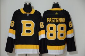 Wholesale Cheap Adidas Bruins #88 David Pastrnak Black 2019-20 Authentic Third Stitched NHL Jersey
