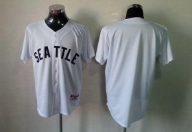 Wholesale Cheap Mariners Blank White 1909 Turn Back The Clock Stitched MLB Jersey