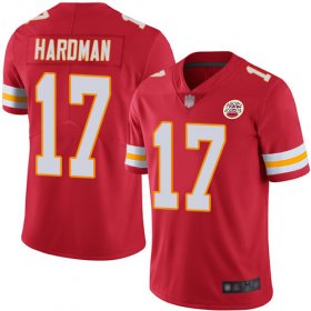 Wholesale Cheap Nike Chiefs #17 Mecole Hardman Red Team Color Men\'s Stitched NFL Vapor Untouchable Limited Jersey