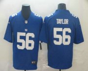 Wholesale Cheap Men's New York Giants #56 Lawrence Taylor Blue Vapor Untouchable Stitched NFL Nike Limited Jersey