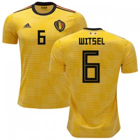 Wholesale Cheap Belgium #6 Witsel Away Kid Soccer Country Jersey