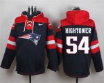 Wholesale Cheap Nike Patriots #54 Dont'a Hightower Navy Blue Player Pullover NFL Hoodie