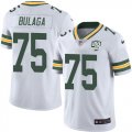 Wholesale Cheap Nike Packers #75 Bryan Bulaga White Men's 100th Season Stitched NFL Vapor Untouchable Limited Jersey