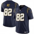Cheap Men's Los Angeles Chargers #82 Brenden Rice Navy 2024 Draft Vapor Limited Football Stitched Jersey
