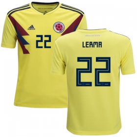 Wholesale Cheap Colombia #22 Lerma Home Kid Soccer Country Jersey