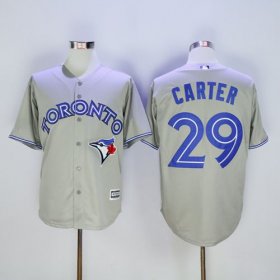 Wholesale Cheap Blue Jays #29 Joe Carter Grey New Cool Base Stitched MLB Jersey