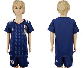 Wholesale Cheap Japan Blank Home Kid Soccer Country Jersey