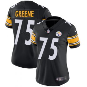 Wholesale Cheap Nike Steelers #75 Joe Greene Black Team Color Women\'s Stitched NFL Vapor Untouchable Limited Jersey