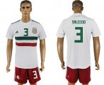 Wholesale Cheap Mexico #3 Salcedo Away Soccer Country Jersey