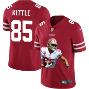 Cheap San Francisco 49ers #85 George Kittle Nike Team Hero 1 Vapor Limited NFL Jersey Red