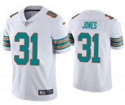 Cheap Men's Miami Dolphins #31 Byron Jones 2020 White Vapor Limited Stitched Jersey