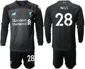 Wholesale Cheap Liverpool #28 Ings Third Long Sleeves Soccer Club Jersey