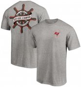 Wholesale Cheap Men's Tampa Bay Buccaneers Fanatics Branded Heathered Gray Super Bowl LV Champions Hometown Wheel T-Shirt