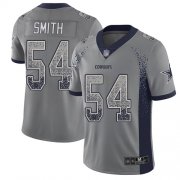 Wholesale Cheap Nike Cowboys #54 Jaylon Smith Gray Men's Stitched NFL Limited Rush Drift Fashion Jersey