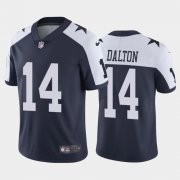 Wholesale Cheap Men's Dallas Cowboys #14 Andy Dalton Navy Thanksgiving 2020 NEW Vapor Untouchable Stitched NFL Nike Limited Jersey