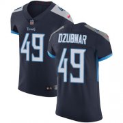 Wholesale Cheap Nike Titans #49 Nick Dzubnar Navy Blue Team Color Men's Stitched NFL Vapor Untouchable Elite Jersey
