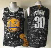 Wholesale Cheap Golden State Warriors #30 Stephen Curry 2015 Urban Luminous Fashion Jersey With 2015 Finals Champions Patch
