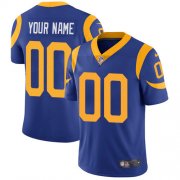 Wholesale Cheap Nike Los Angeles Rams Customized Royal Blue Alternate Stitched Vapor Untouchable Limited Men's NFL Jersey