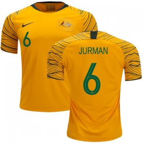 Wholesale Cheap Australia #6 Jurman Home Soccer Country Jersey