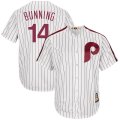 Wholesale Cheap Philadelphia Phillies #14 Jim Bunning Majestic Cooperstown Collection Cool Base Player Jersey White