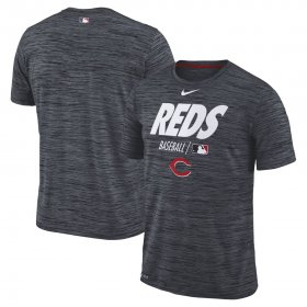 Wholesale Cheap Cincinnati Reds Nike Authentic Collection Velocity Team Issue Performance T-Shirt Black