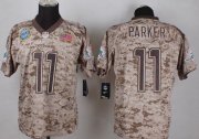 Wholesale Cheap Nike Dolphins #11 DeVante Parker Camo Men's Stitched NFL New Elite USMC Jersey