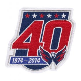 Wholesale Cheap Stitched 2014-15 Washington Capitals 40th Team Anniversary Jersey Patch