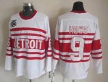 Wholesale Cheap Red Wings #9 Gordie Howe White CCM Throwback 75TH Stitched NHL Jersey