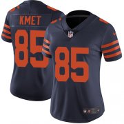 Wholesale Cheap Nike Bears #85 Cole Kmet Navy Blue Alternate Women's Stitched NFL Vapor Untouchable Limited Jersey