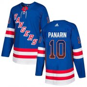 Wholesale Cheap Adidas Rangers #10 Artemi Panarin Royal Blue Home Authentic Drift Fashion Stitched NHL Jersey