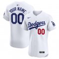 Cheap Men's Los Angeles Dodgers Active Player Custom White Home Elite Stitched Jersey
