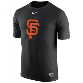 Wholesale Cheap San Francisco Giants Nike Authentic Collection Legend Logo 1.5 Performance T-Shirt Black