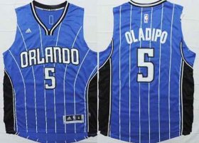 Wholesale Cheap Orlando Magic #5 Victor Oladipo Revolution 30 Swingman 2014 New Blue Jersey