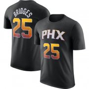 Cheap Men's Phoenix Suns #25 Mikal Bridges Black 2022-23 Statement Edition Name & Number T-Shirt