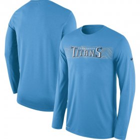 Wholesale Cheap Tennessee Titans Nike Sideline Seismic Legend Long Sleeve T-Shirt Blue