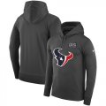 Wholesale Cheap NFL Men's Houston Texans Nike Anthracite Crucial Catch Performance Pullover Hoodie