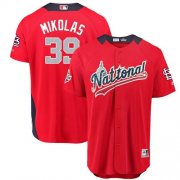 Wholesale Cheap Cardinals #39 Miles Mikolas Red 2018 All-Star National League Stitched MLB Jersey