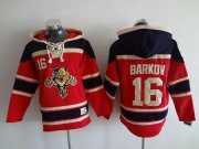 Wholesale Cheap Panthers #16 Aleksander Barkov Red Sawyer Hooded Sweatshirt Stitched NHL Jersey
