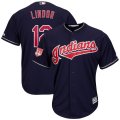 Wholesale Cheap Indians #12 Francisco Lindor Navy Blue 2019 Spring Training Cool Base Stitched MLB Jersey
