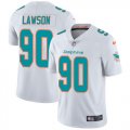 Wholesale Cheap Nike Dolphins #90 Shaq Lawson White Men's Stitched NFL Vapor Untouchable Limited Jersey