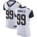 Wholesale Cheap Nike Rams #99 Aaron Donald White Men's Stitched NFL Vapor Untouchable Elite Jersey