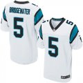 Wholesale Cheap Nike Panthers #5 Teddy Bridgewater White Men's Stitched NFL New Elite Jersey