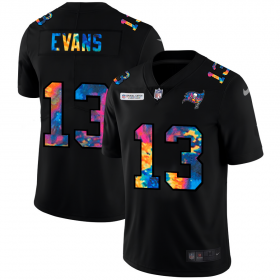 Cheap Tampa Bay Buccaneers #13 Mike Evans Men\'s Nike Multi-Color Black 2020 NFL Crucial Catch Vapor Untouchable Limited Jersey