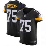 Wholesale Cheap Nike Steelers #75 Joe Greene Black Alternate Men's Stitched NFL Vapor Untouchable Elite Jersey