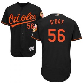 Wholesale Cheap Orioles #56 Darren O\'Day Black Flexbase Authentic Collection Stitched MLB Jersey